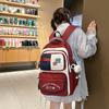 Рюкзак школьный большой вместимости, легкий, с цветным контрастом, для девочек, детский рюкзак