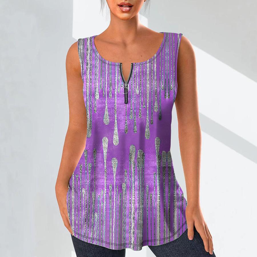 Женские модные рубашки с v-образным вырезом, повседневные топы, футболка, женский жилет с 3D золотым узором, блузка без рукавов больших размеров, топы на бретелях
