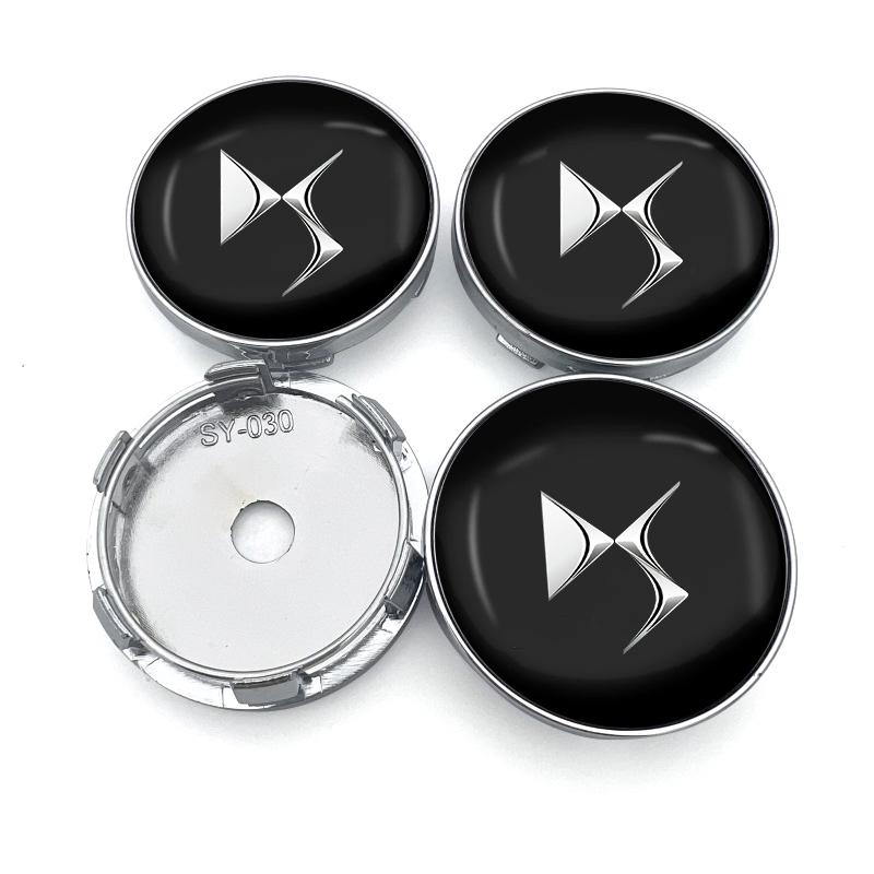 4pcs 60mm Car Wheel Center Hub Center Cap Rim Hub Dustproof Cover Emblemem For Citroen C1 C3 C4 DS Grand Picasso C4L C5 C6 VTS