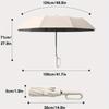 30 Bones Windproof Strong 105CM Reinforced Automatic Folding Umbrella for Men, Large Buckle Handle Wind and Water Resistant