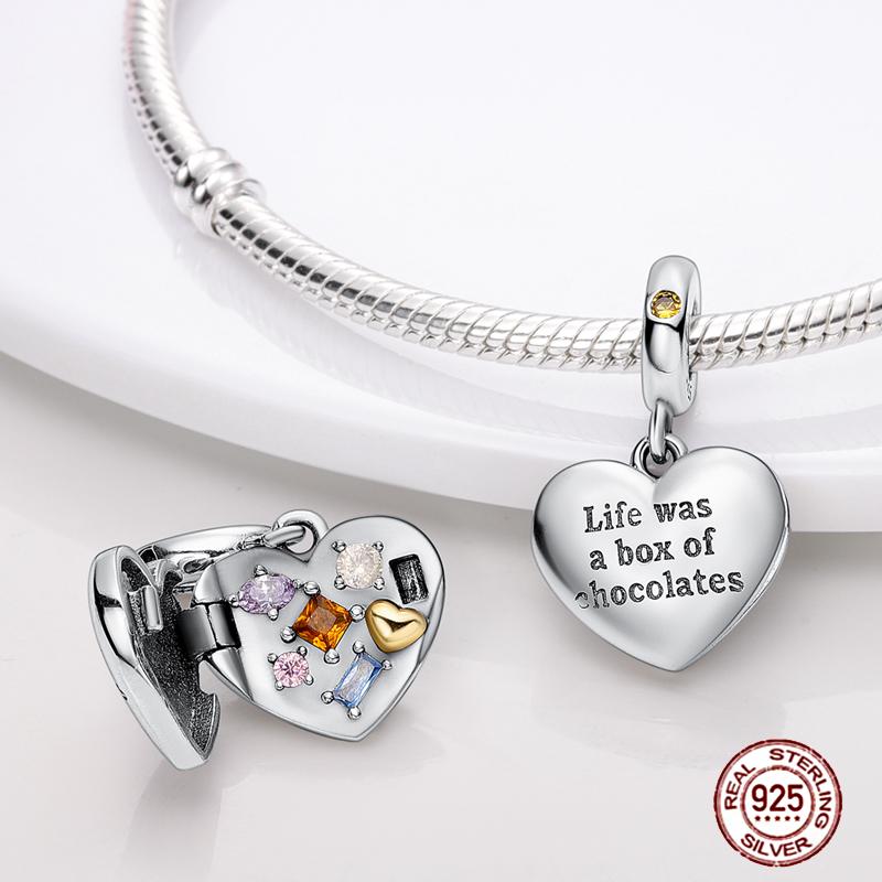 Woman Retro Copper Animal Tree Of Life Charms Beads Loveheart Fit Original Pendant Bracelet Diy Jewelry Making Gift