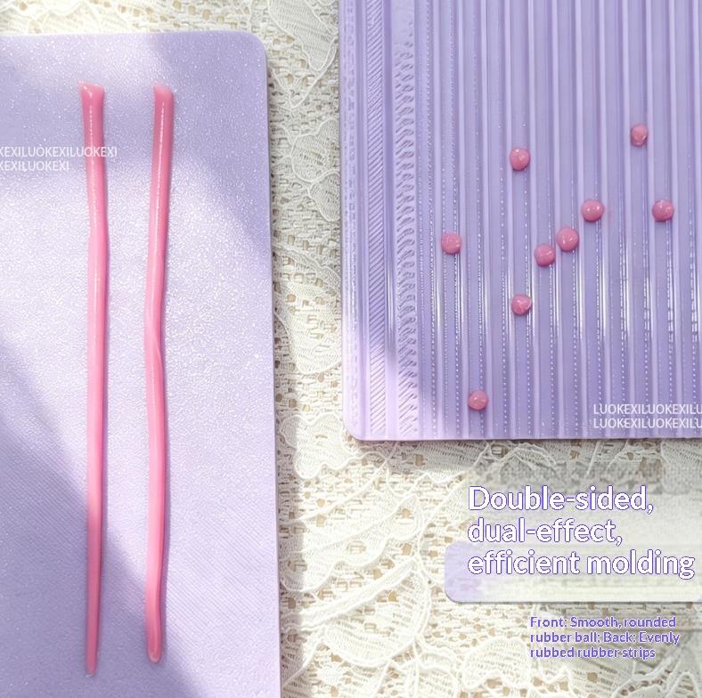 2-4mm Rubbing Strip Ball Mould Soft Ceramic Optional Diameter Non-Toxic Craft Supply for DIY Phone Case Decor Making