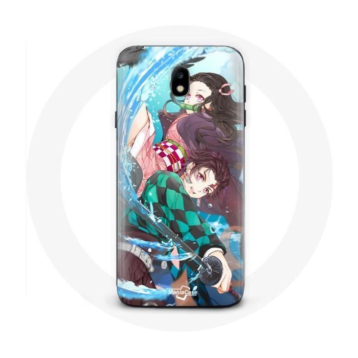 Case for Samsung Galaxy J7 2017 Tanjiro and Nezuko Demon Slayer Kimetsu No Yaiba Anime