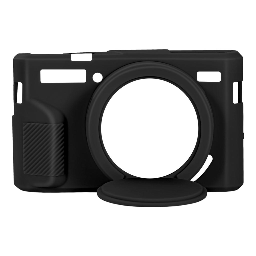 Мягкий силиконовый чехол для камеры Canon Powershot G7X Mark II, защитный чехол для корпуса цифровой камеры, ударопрочный чехол с крышкой для объектива