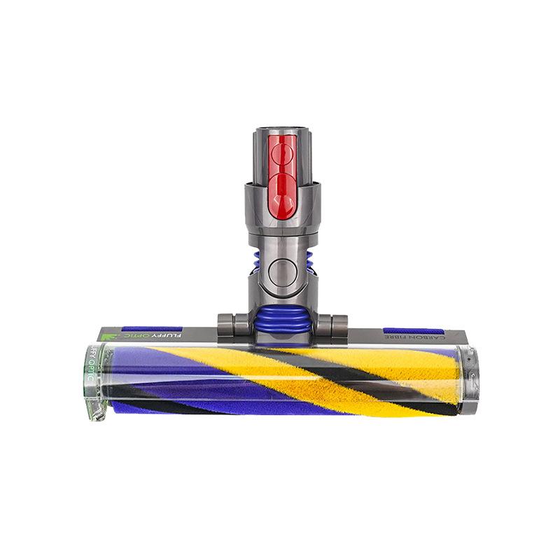Чистящая головка-щетка для Dyson V10 Digital Slim, V12 Detect Slim, с зелеными светодиодами, для ковров и плитки