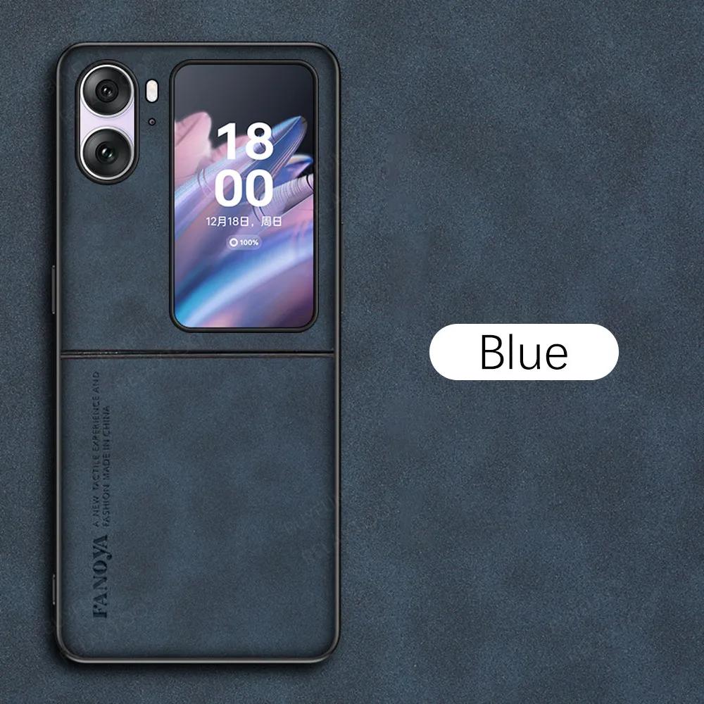 Lambskin Leather Case For OPPO Find N2 N3 Flip 5G FindN2 N3 Flip CPH2437 PGT110 Camera Shockproof Soft Bumper Cover Coque