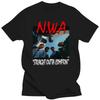 NWA STRAIGHT OUTTA COMPTON Мужская Черная Хип-хоп Футболка Уличный Стиль Хипстер Футболка Подарок Рэперам Горячая Распродажа Топ Футболка Летняя С коротким рукавом