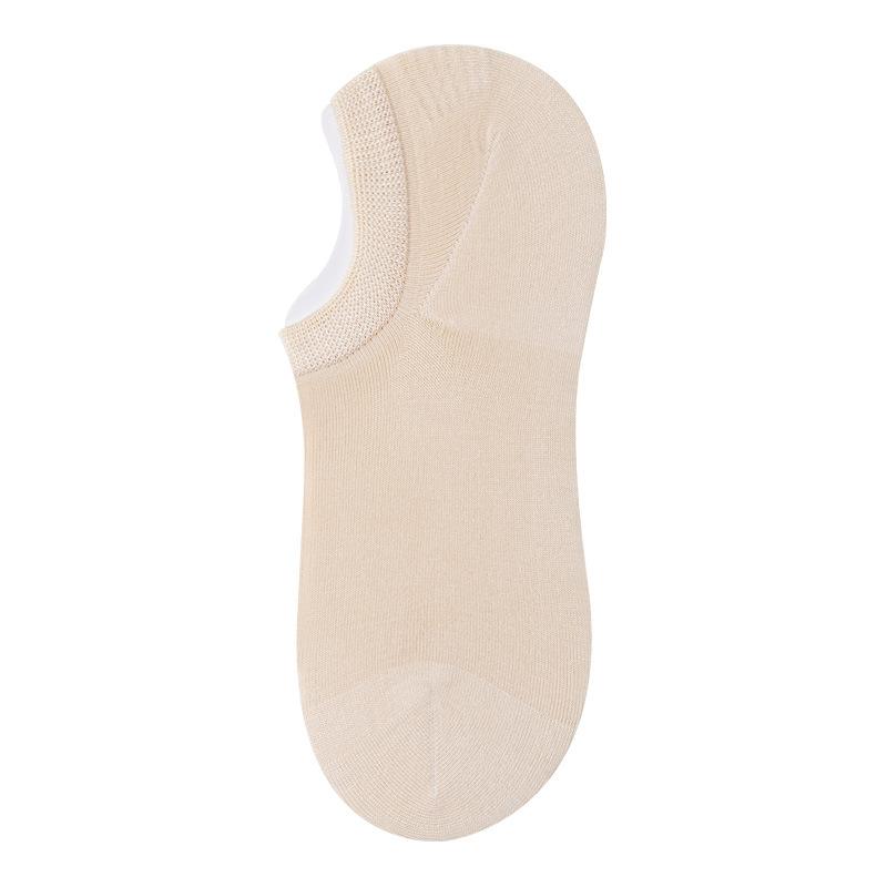 Female Summer Ultra Thin 10A Antibacterial Shallow Mouth Invisible Do Not Drop Heel Short Boat Socks