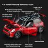 1:18 Больших Моделей Машин Mini Cooper S X5M Игрушка Скольжение Вперед Подвеска Модели Транспортных Средств Высокая Симуляция Игрушки Украшение Подарки