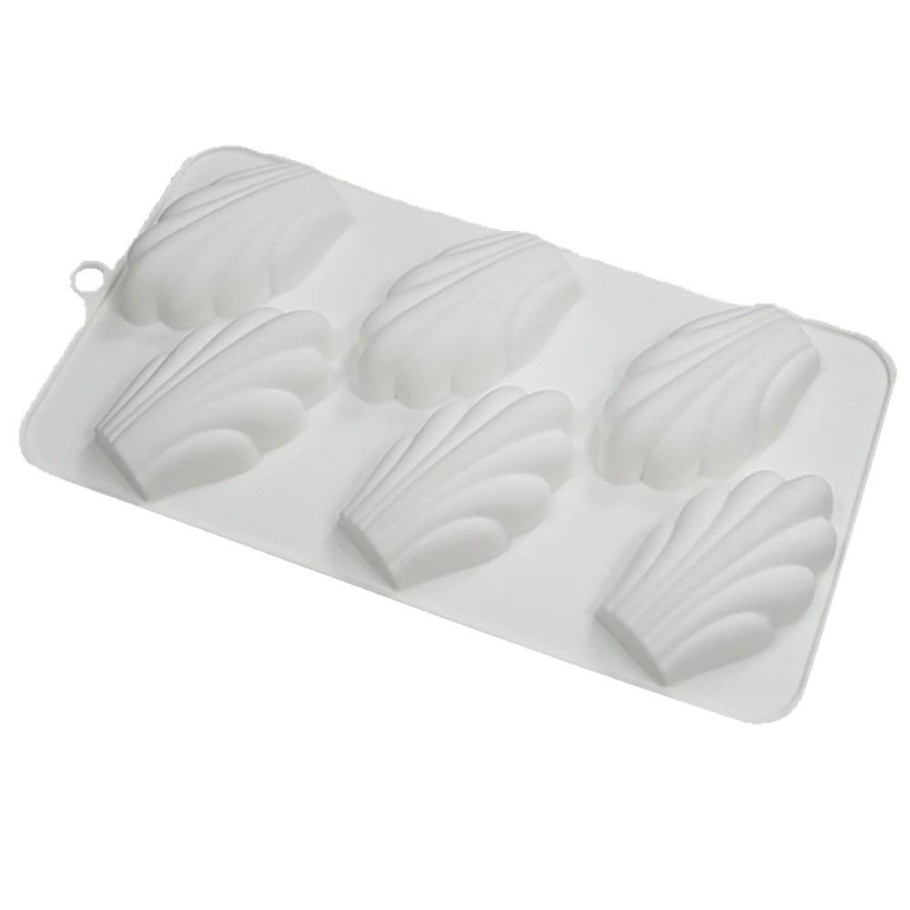 Silicone Material Baking Mold 6-Cavity Dessert Mold Easy Release Pudding Mold Bread Making