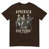 Футболка с надписью Franklin's Founding Fathers Band 250 Years USA
