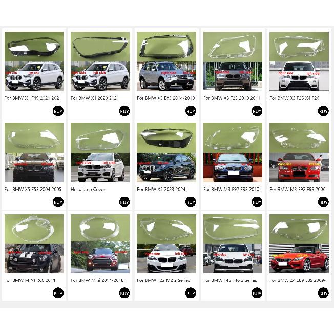 Для BMW X1 2016 2017 2018 2019 Крышка заднего фонаря Корпус задних сигнальных парковочных фонарей Заменить Оригинальный абажур
