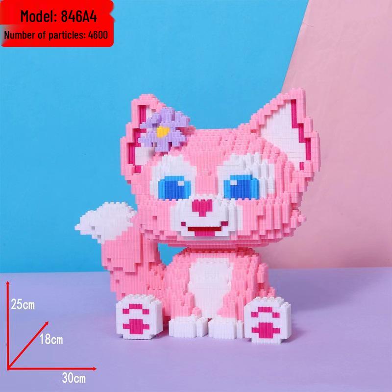 Совместимый Lego для девочек: Серия конструкторов «Злой Медведь» - Образовательные микро-конструкторы, соединяющиеся игрушки и подарки