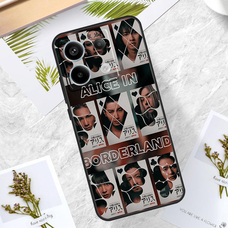 Alice in Borderland Case For Xiaomi Redmi Note 13 14 Pro 12 11 10 9 11S 12S Redmi 15 10C 12C 13C 14C 15C Cover