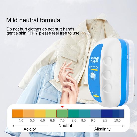 3 шт. 100 мл чистящее средство для пуховиков с щеткой, бесплатная химчистка для пуховиков