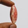 Натуральный розовый родохрозит драгоценный камень, редкий родохрозит кабошон, форма маркиз 38 карат, размер 38x15x7 мм