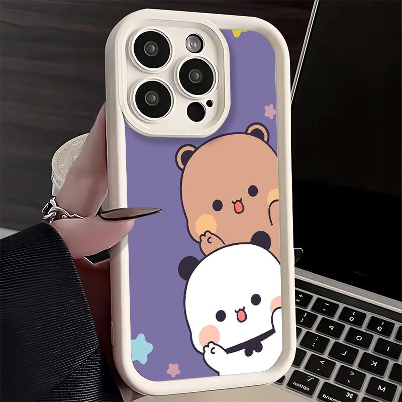 Чехол для телефона iPhone 17 Air 16E 15 16 Pro Max Bubu Dudu Мультяшный Милый Чехол 14 Plus 13 12 Mini Мягкий Силиконовый Fundas