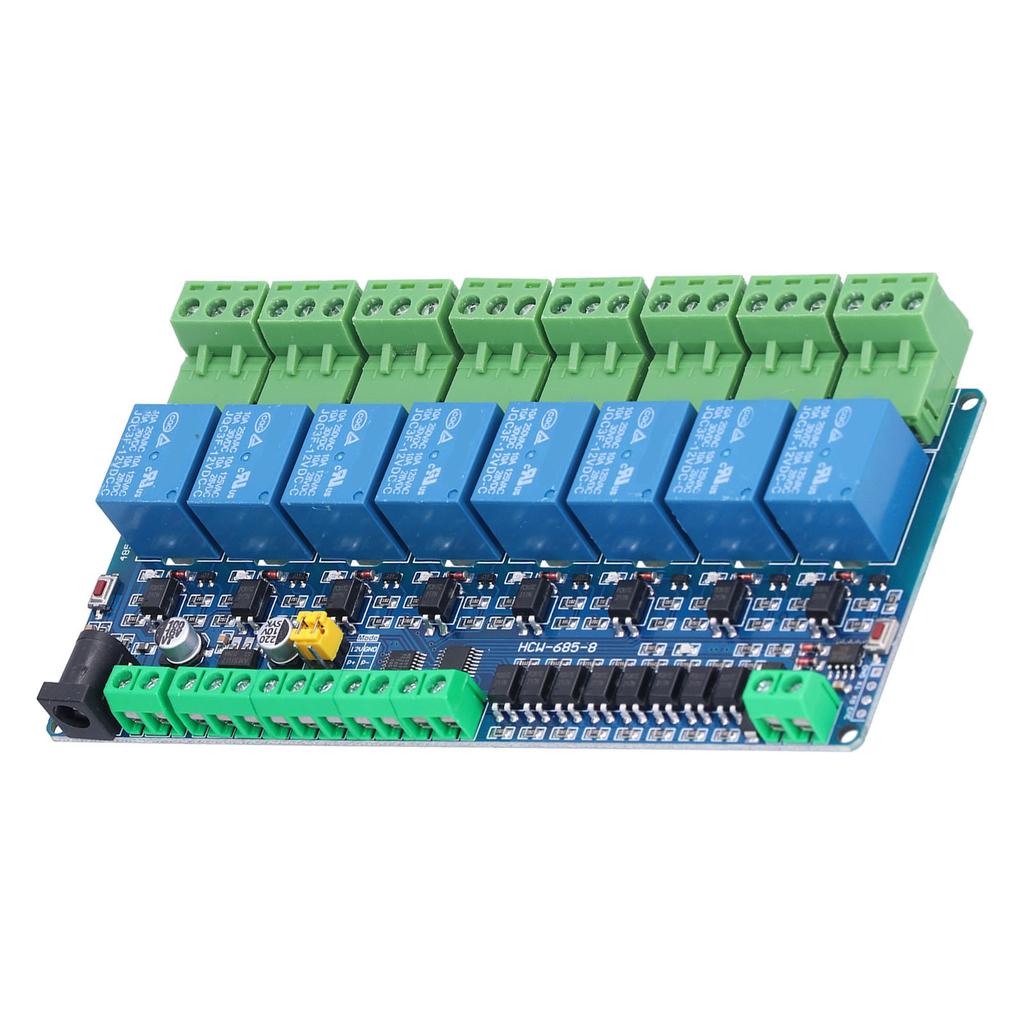 Relay Output Board Module Plastic 8 Channel Portable Low Power Consumption Electronic Component