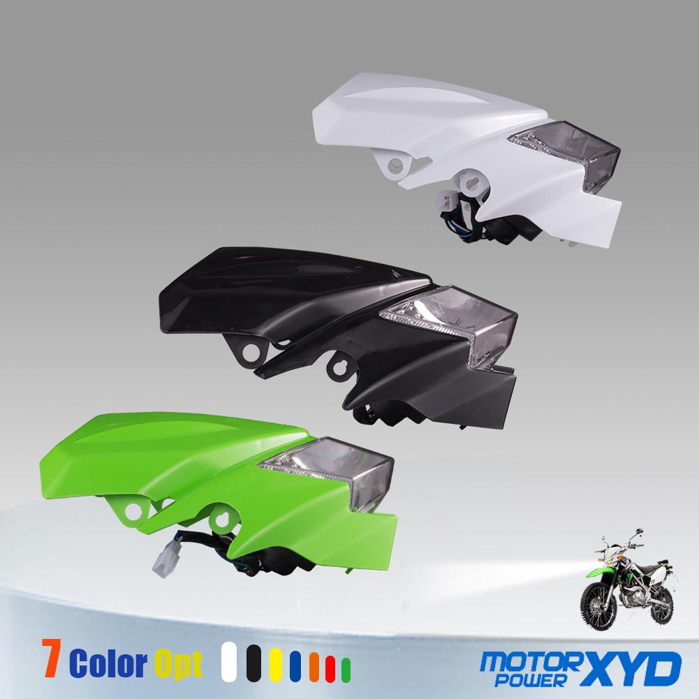 Мотоциклетная фара 12В H4 35Вт для KAWASAKI KLX 110 125 150 230 250 300 450R CRF WRF Питбайк Мотоцикл