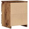 Vidaxl Szafka Nocna, Stare Drewno 30X30X40 Cm, Materiał Drewnopochodny