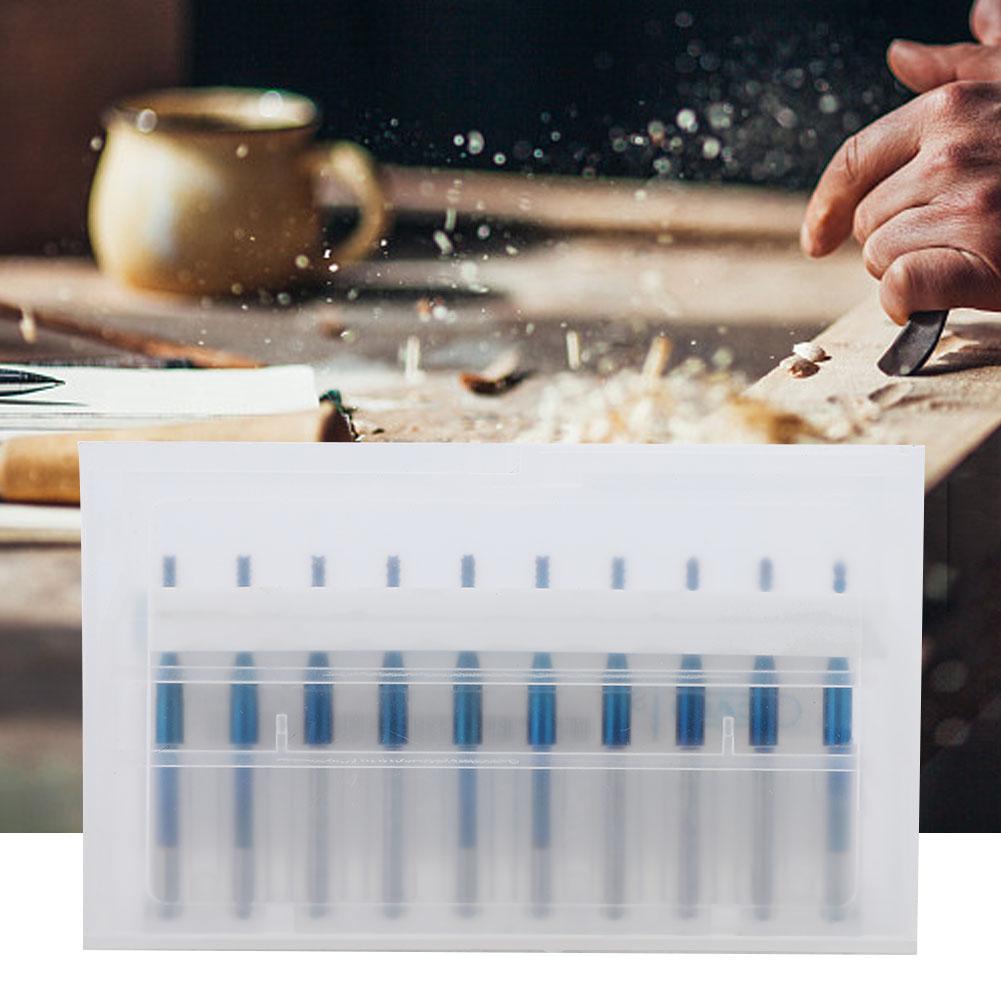 10 шт. твердосплавных фрезерных резцов Blue Corn End Mill Engraving Bit для станков с ЧПУ PCB (1.5mm)