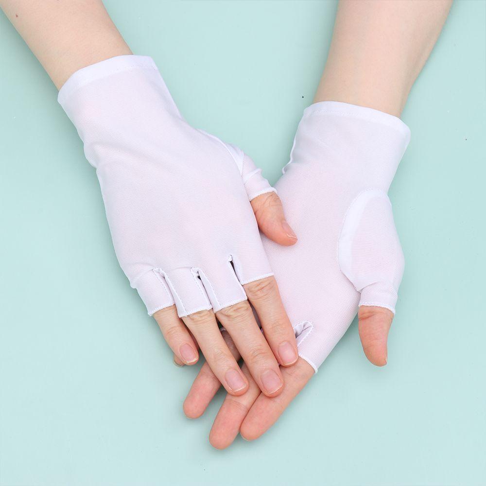 Tight Short Breathable Half Finger Gloves Summer Mittens Sun Protection Sports/Driving/Biking