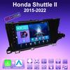 2 DIN Android Carplay автомобильное радио для Honda Shuttle II 2015-2022 мультимедийный проигрыватель головное устройство стерео GPS навигация BT WIFI 2+32 ГБ