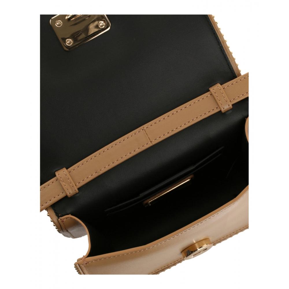 Salvatore Ferragamo Mini Vara Bow Crossbody Bag Camel