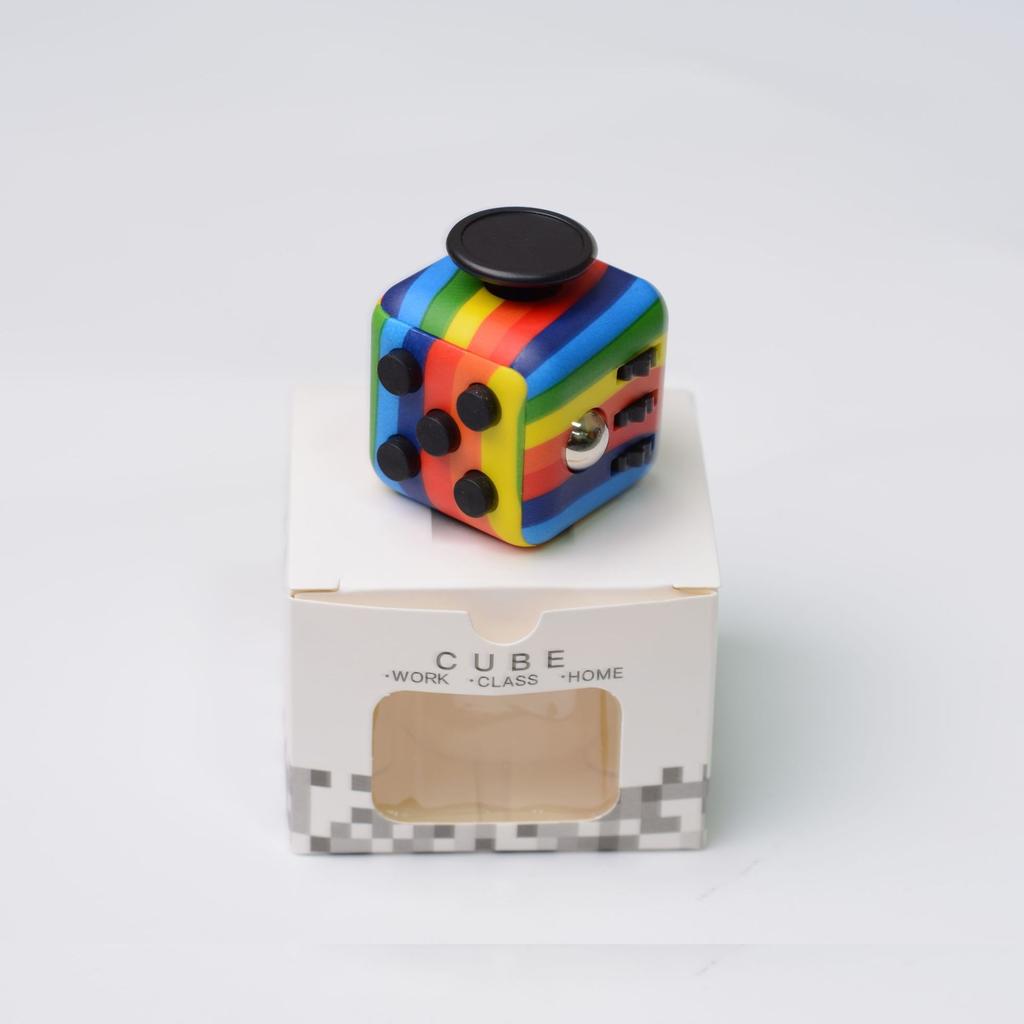 Игрушка Fidget Cube, снимающая стресс, тревогу и давление, отлично подходит для взрослых и детей [идея подарка] [расслабляющая игрушка] [средство для снятия стресса] [мягкий материал]