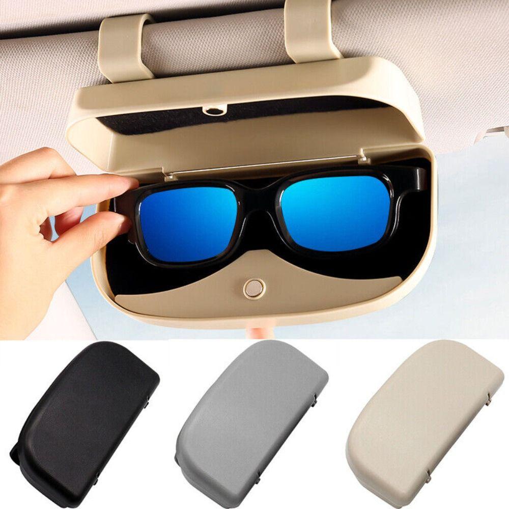 Magnetic Car Sun Visor Glasses Case Reusable Auto Sunglasses Organizer Car Glasses Holder