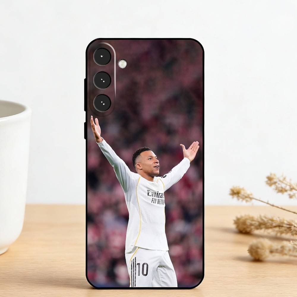 F-Звезда футбола K-Килиан Мбаппе Чехол для телефона для Samsung Galaxy A73,A72,A71,A70,A53,A52,A51,Другие Мягкий черный чехол