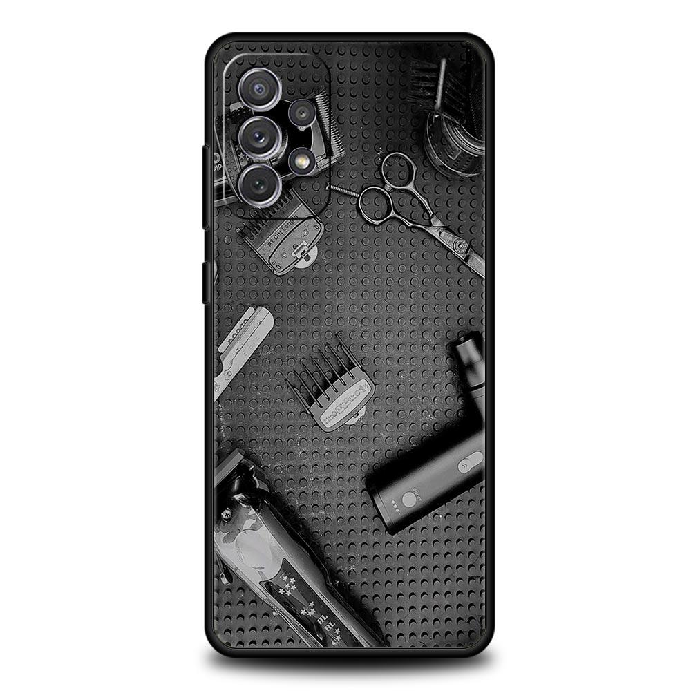 Парикмахерская Инструменты парикмахера Чехол для телефона Для Samsung A15 A13 A51 A71 A41 A31 A21S A03S A05 A35 A55 A23 A25 A33 A53 A73 5G Чехол