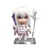 Ре:Zero Emilia 751 Q-версия Nendoroid Подвижная Аниме Фигурка Со Сменными Лицами Игрушки Милая Кукла Коллекционная Настольное Украшение Подарки