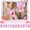 6PC Pocket Card Decoration Gift Diy Card Cross-border Valentine's Day Hug Card Love Card For Children, Friends, Lovers Valentines Party Supplies