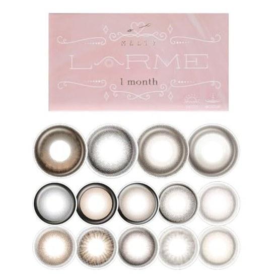 Цветные линзы LARME MELTY 1 месяц (1 коробка содержит 2 штуки) Рецепт 0,00 Каштановые пончики
