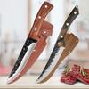 Handmade Forged Boning Knife Stainless Steel Kitchen Knife Fish Cleaver Fruit Vegetables Cutting Tool