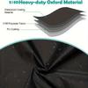 Несколько размеров на выбор Черный Серебристый Уличный Патио Пылезащитный Защита от солнца Прочный Черный Тканевый Чехол для Клавиатуры Уличная Тележка Пылезащитный Чехол для Стола