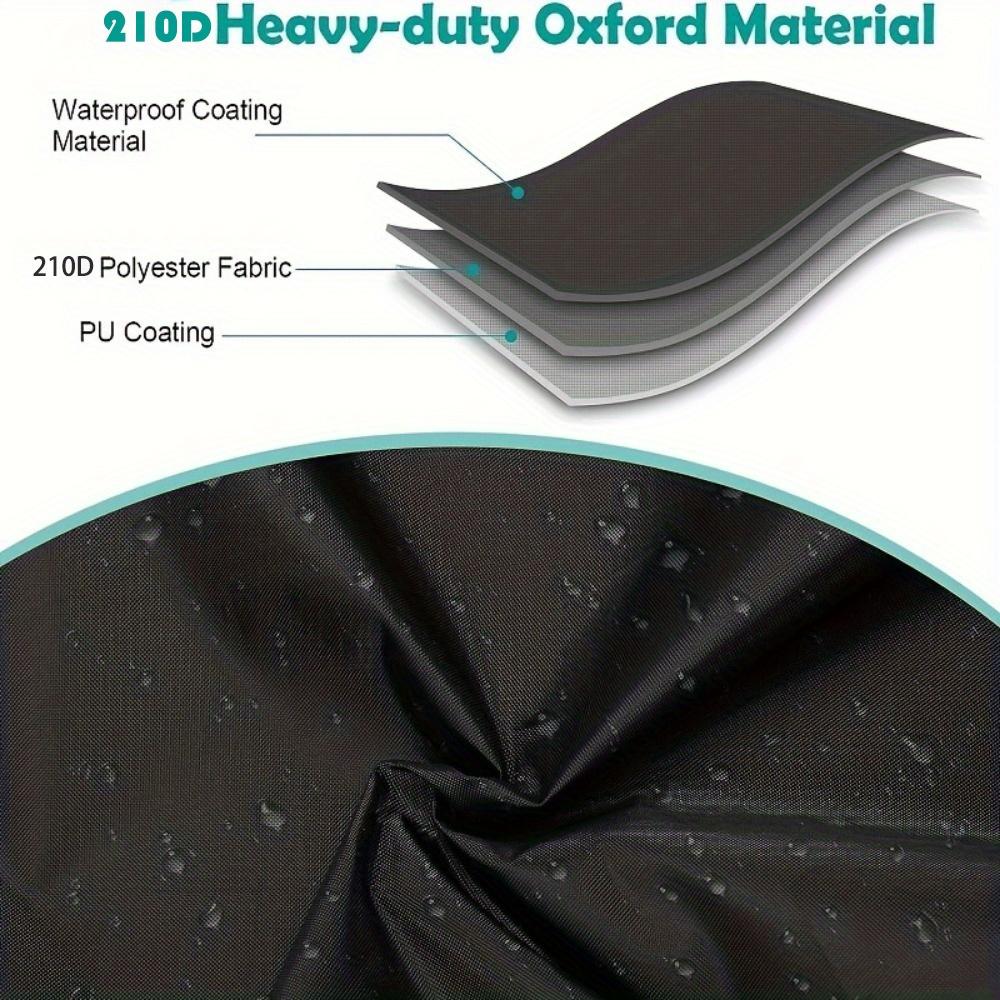 Несколько размеров на выбор Черный Серебристый Уличный Патио Пылезащитный Защита от солнца Прочный Черный Тканевый Чехол для Клавиатуры Уличная Тележка Пылезащитный Чехол для Стола