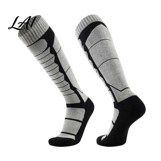 Cold Weather Hiking Socks Unisex Cotton Ski for Women Men Thermal Snowboard Socks Non Slip Cushioned Boot Men Cuff Winter Warm Skiing Snowboarding
