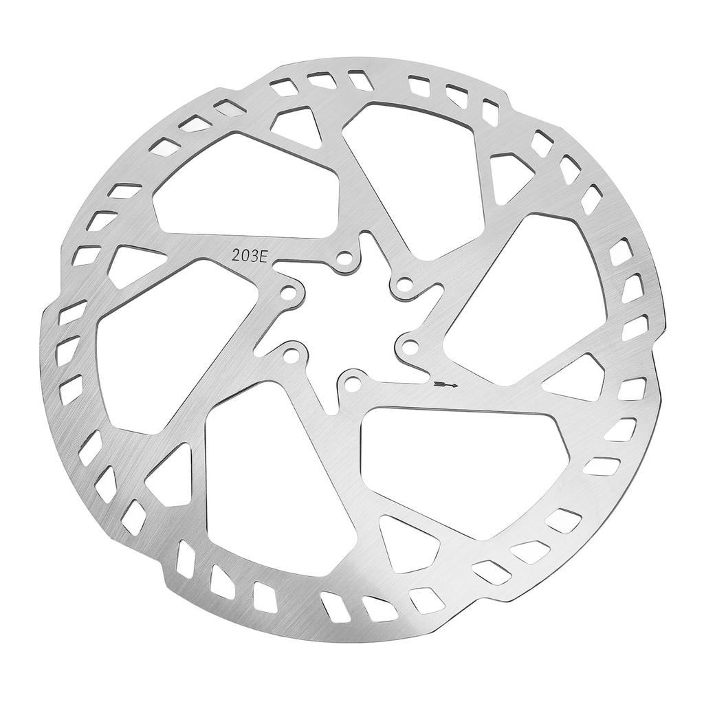 Тормозной диск для скутера толщиной 2,3 мм, 6 винтов, замена тормозного диска для электроскутера 203 мм