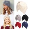 Girls Croceht Beanies Knitted Twist Headwrap Hat Head Wrap Caps Ladies Turban Women Felt Hat