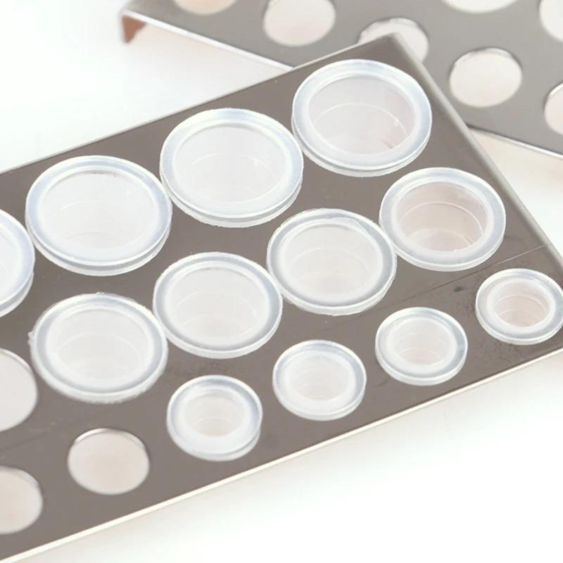 7/21 Holes Container Stand Tattoo Pigment Accessories Stainless Steel Glass Cup Holder for Microblading Permanent Makeup