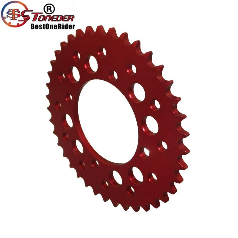 STONEDER 420 39 Teeth 76mm Aluminum Billet Rear Sprocket For Demon X WPB Stomp Orion M2R Lucky MX DHZ 50-190cc Pit Dirt Bike