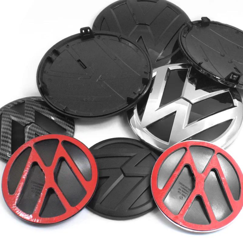 VW GTI GOLF For VOLKSWAGEN VW 2026 New Emblems Key Case 1Pcs 135mm 113mm 3GO 853 601B Car Logo Front Bonnet Hood 56D853630C Rear