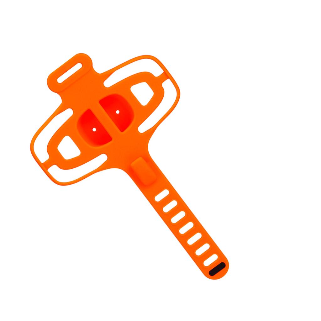 Silicone Bike Phone Mount with Adjustable Strap Shockproof Stable Smartphones Holder Universal Compatibility Black