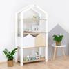 Etagère cabane TALLY - bois blanc et verni