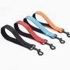 12-дюймовый короткий поводок для собак, прочные дорожные поводки с карабином, светоотражающий нейлоновый поводок для собак с мягкой ручкой для больших и средних собак