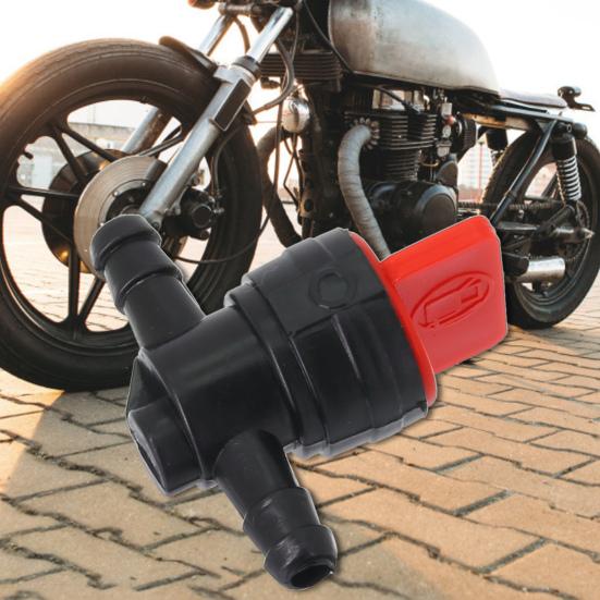 Бензиновый кран универсальный прочный линейный запорный клапан топлива из АБС-пластика 6 мм для мотоцикла