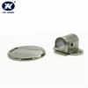 Magnetic Door Stopper Brushed Satin Nickel Floor Metal  Invisible  Adhesive Door Holder