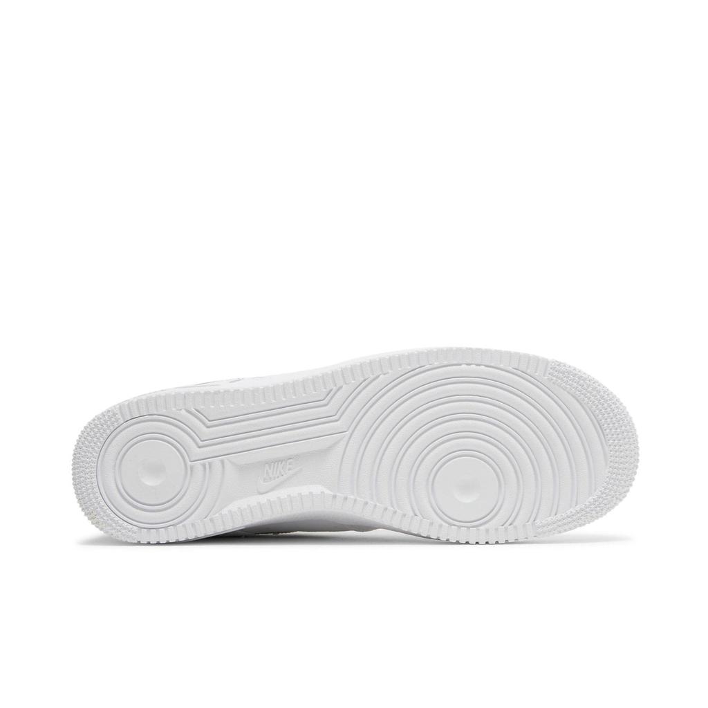 Nike Air Force 1 Low 'Cut Out Swoosh - White' (Unisex) White / University Red Skateboard Shoes DO6709 100